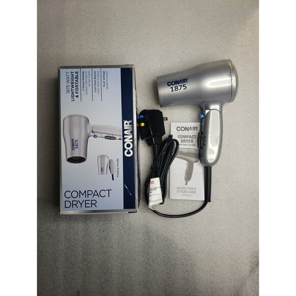 Conair 1875 Watt Light Weight & Compact Hair Dryer - Picture 1 of 6